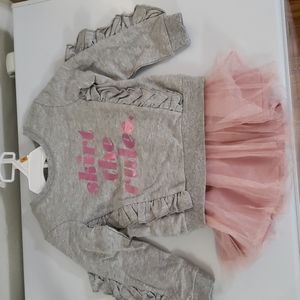 Toddler girls Kate spade tutu skirt set. Size 3.